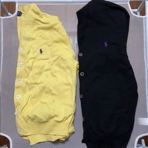 Polo Ralph Lauren Cardigans: Black and Yellow